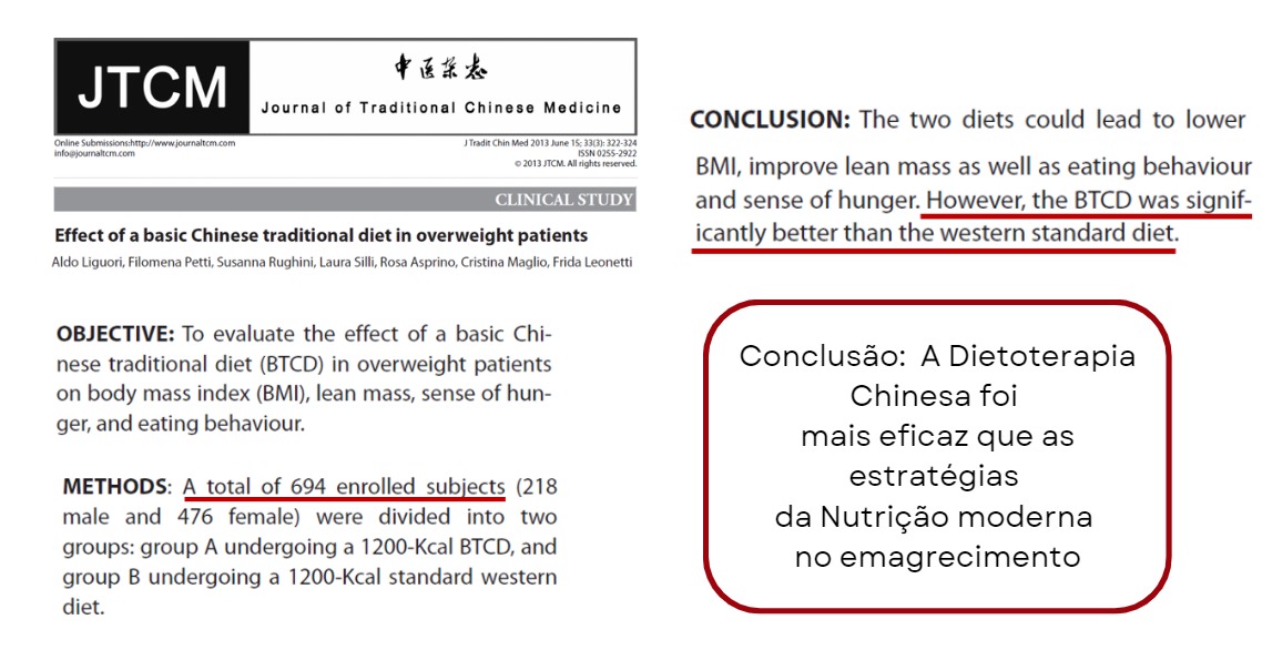 Publicación científica sobre diagnóstico energético y Medicina China